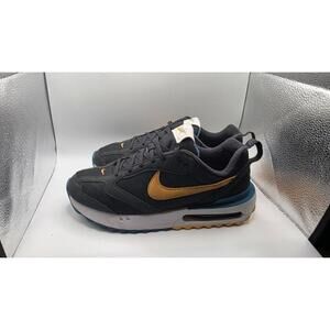 NIKE AIR MAX MENS SIZE 10.5 UNIVERSITY GOLD, DARK SMOKE GRAY